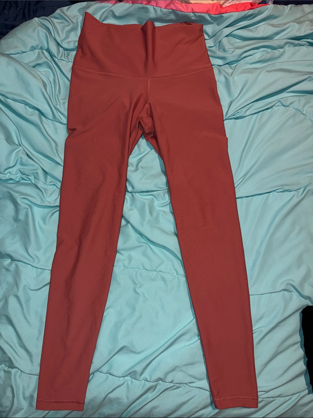 Old Navy Rust Red High-Waist Leggings